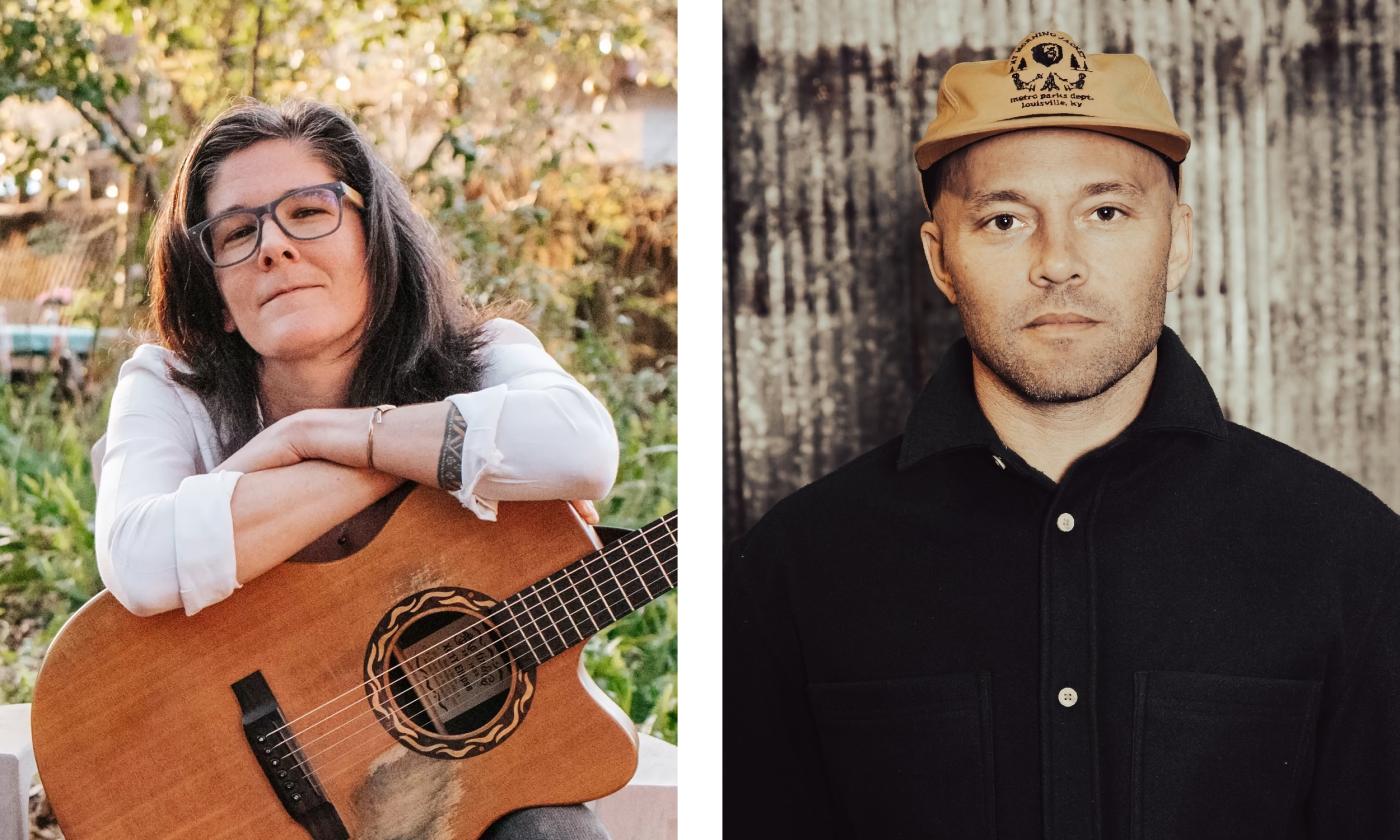 Chelsea Saddler and Jeff Beadel, two musicians performing locally