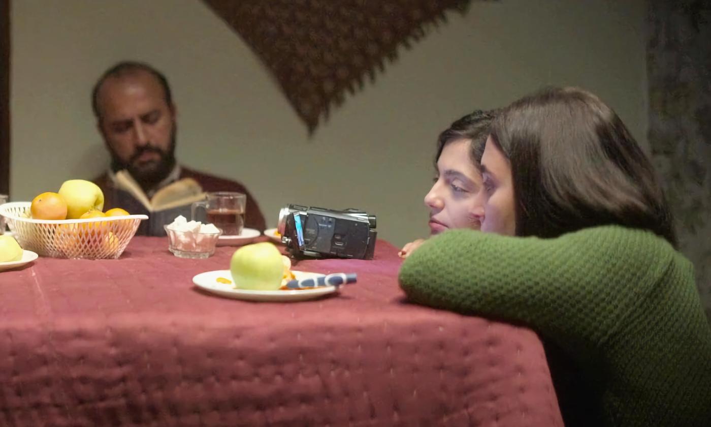 A scene from the film, "Seed of the Sacred Fig"