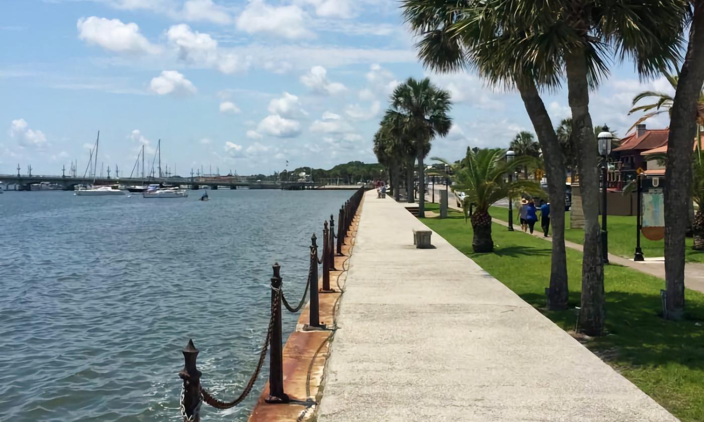 The bay front during the day