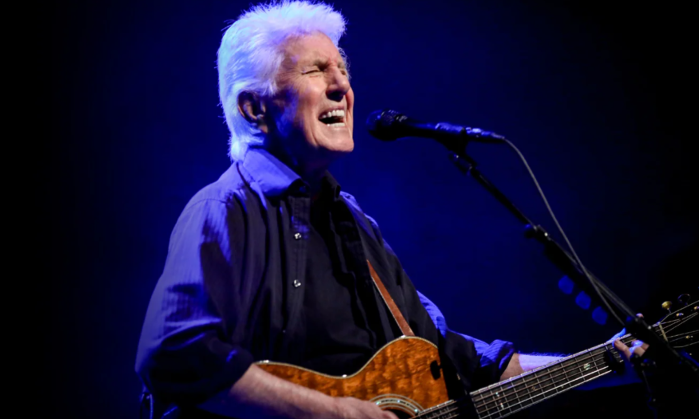 Graham Nash performs live on stage.