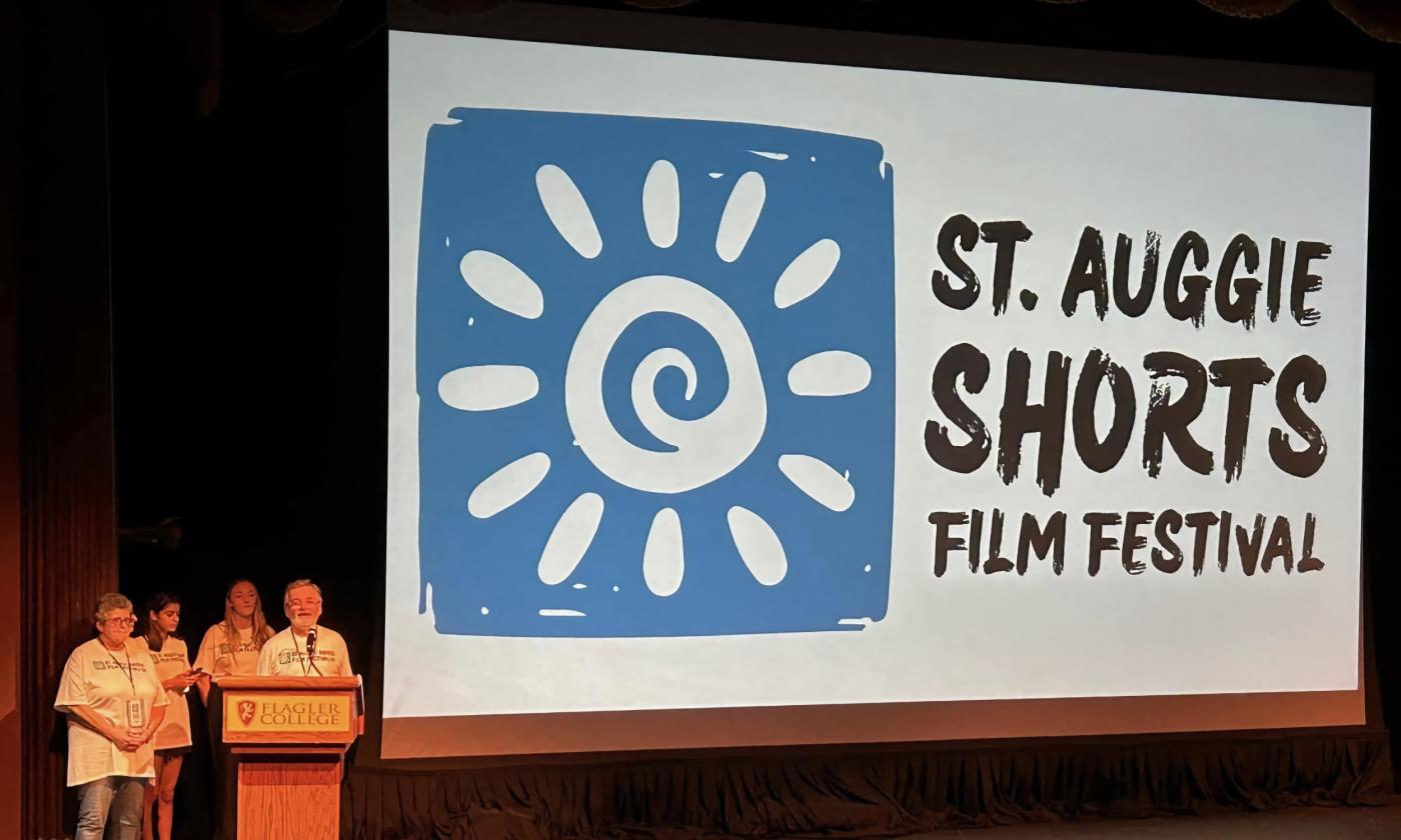 The opening ceremony at the St. Auggie Shorts Film Festival