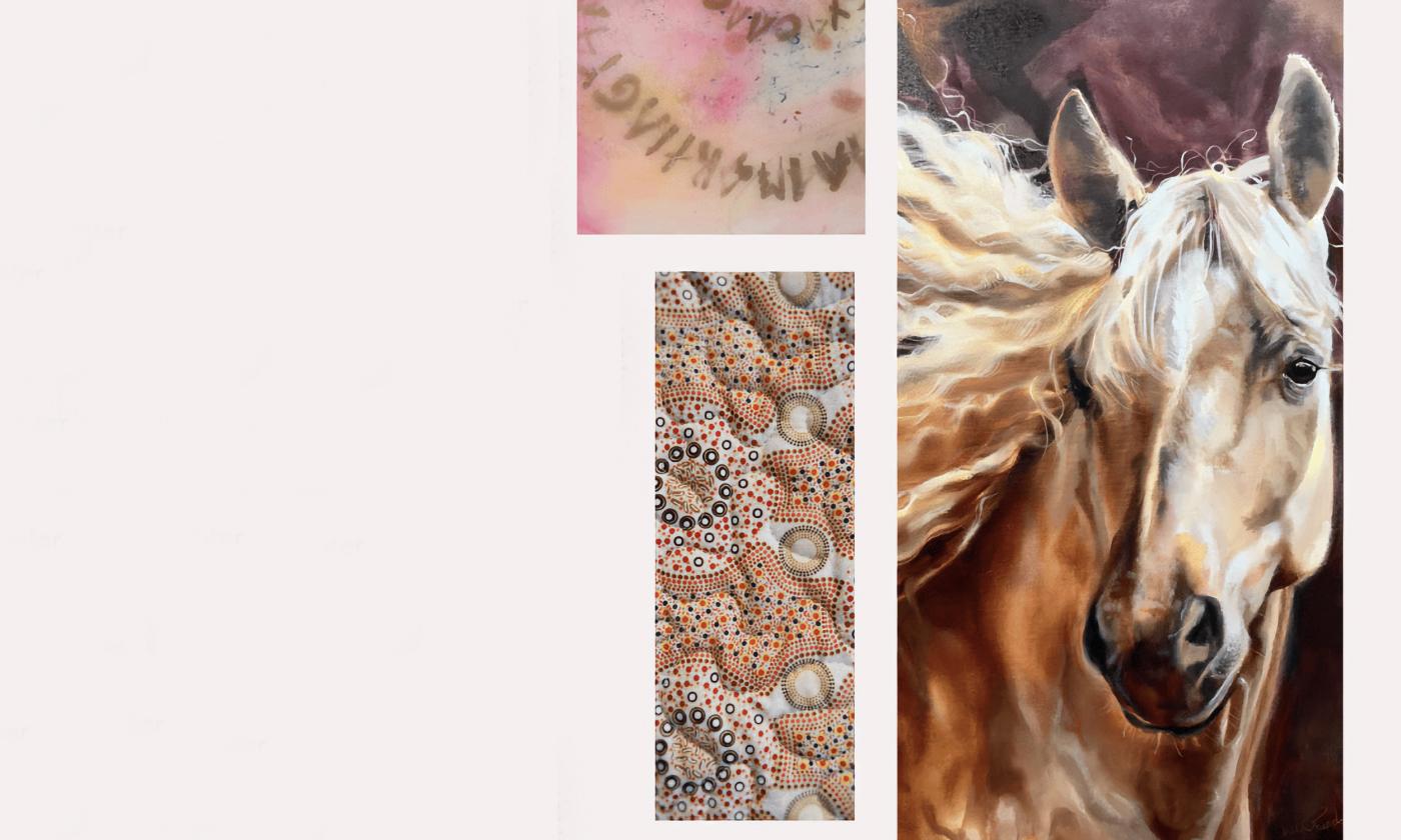 A collection of art mediums