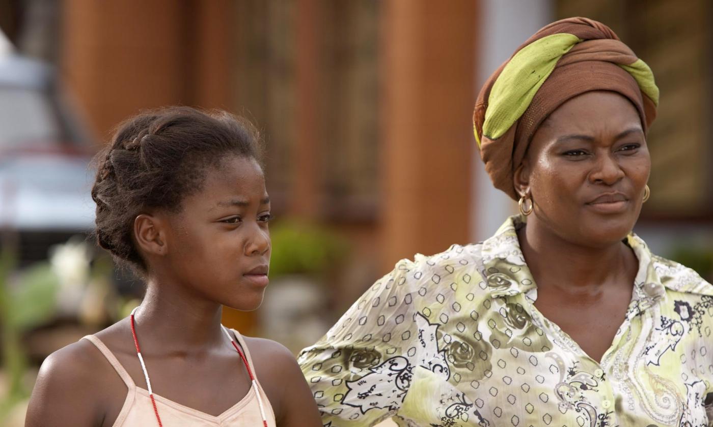 Characters from a scene in "Life, Above All"