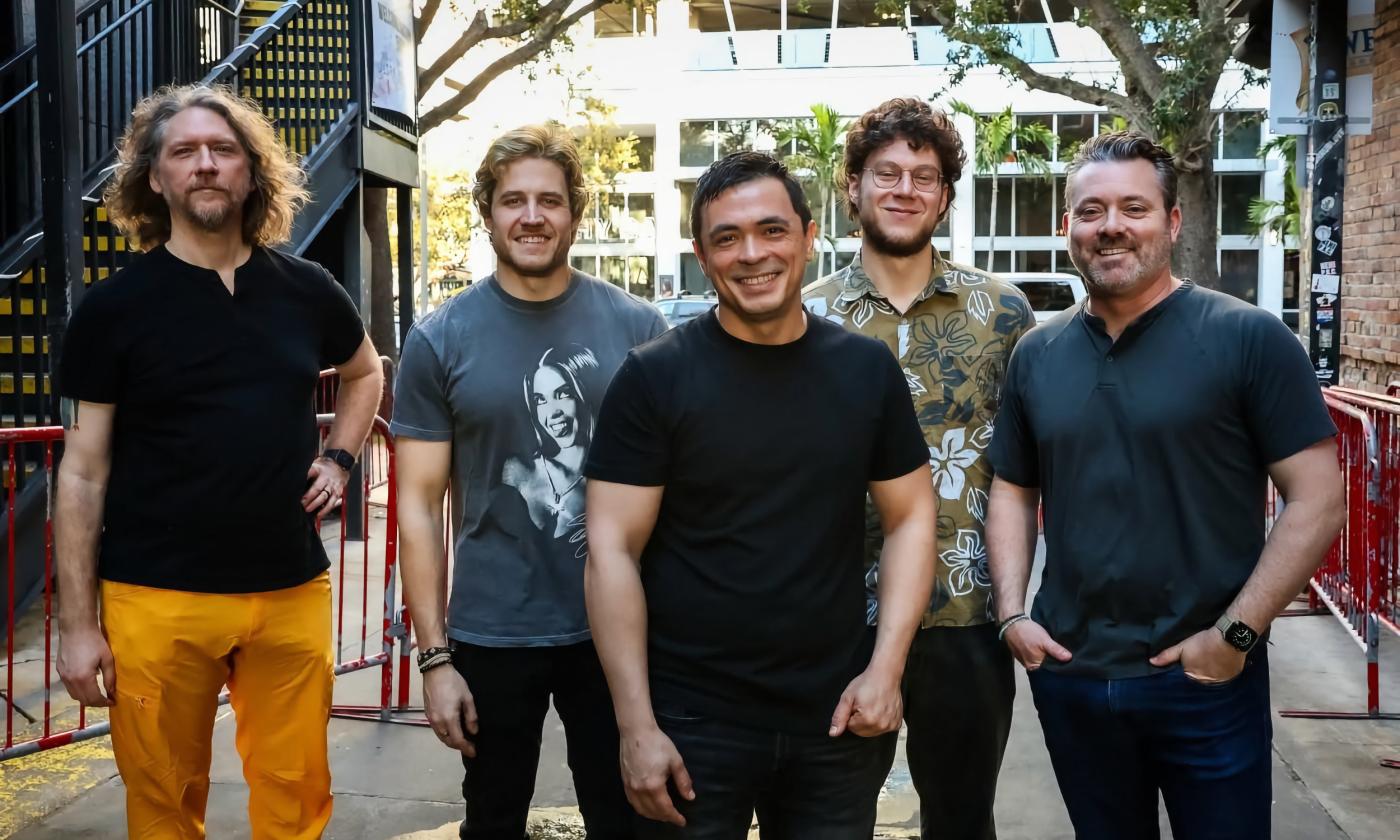 The five members of the Dave Matthews Tribute Band