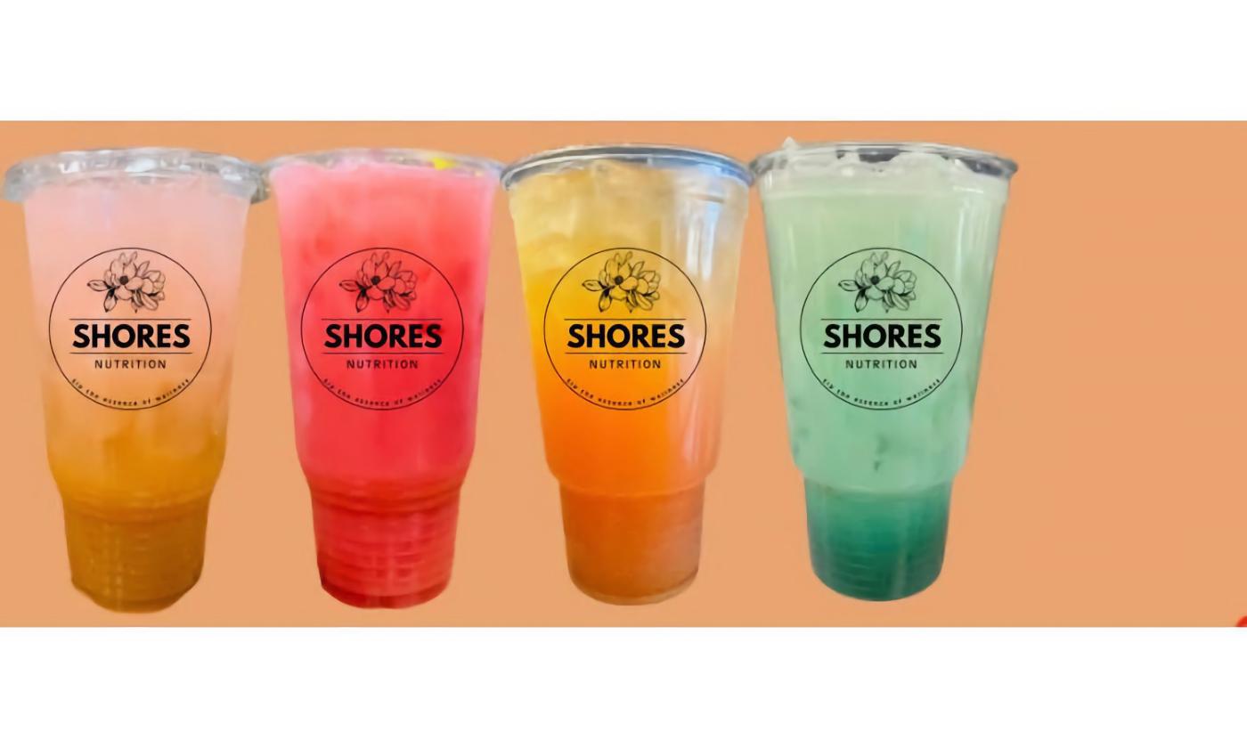 A line of various flavored teas