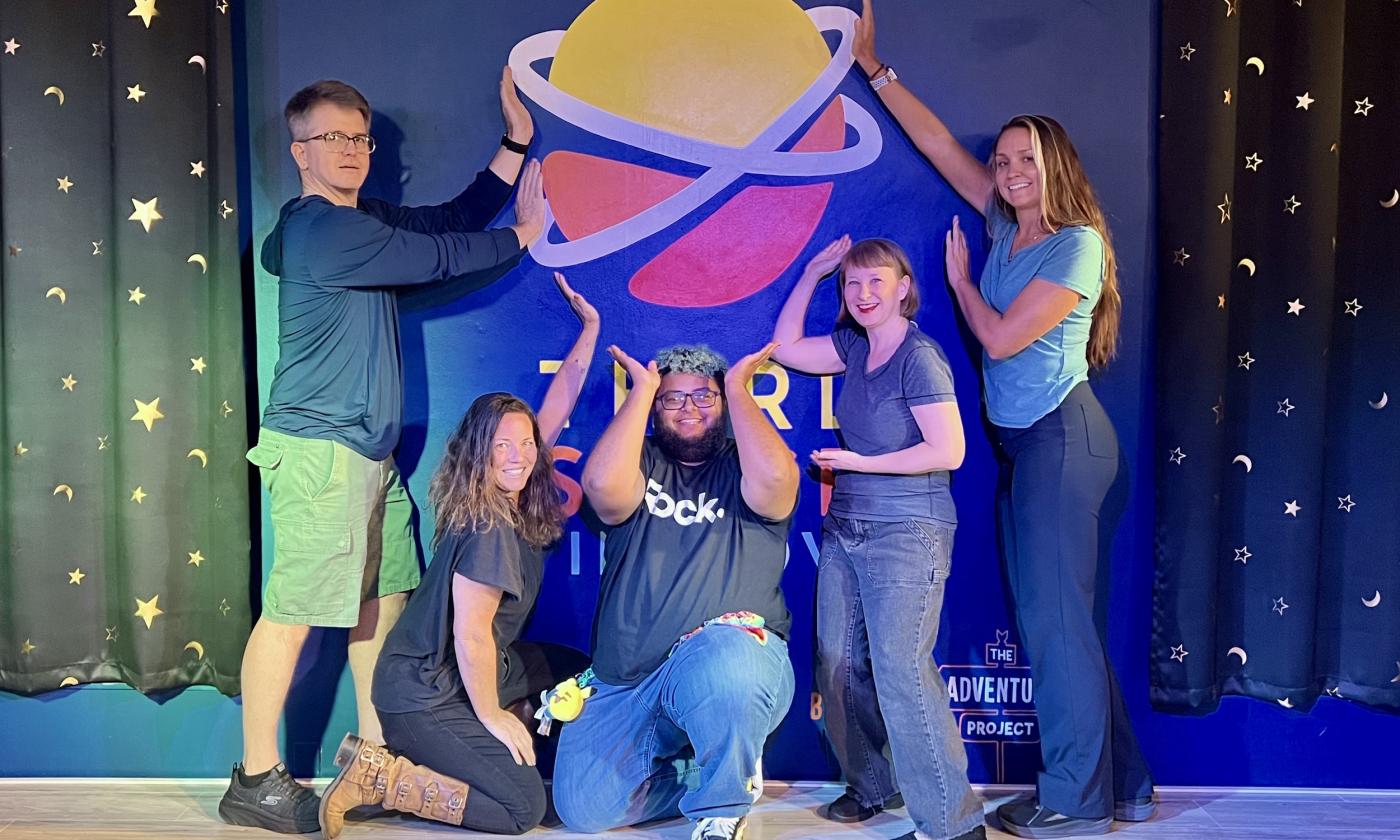 Improv students