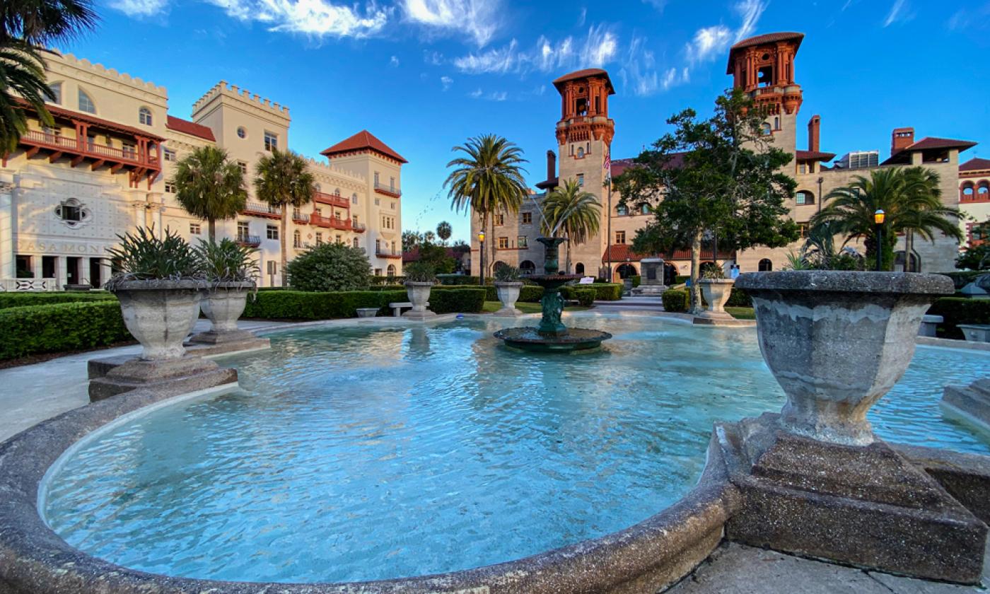 Gardens at the Alcazar in St. Augustine, Florida