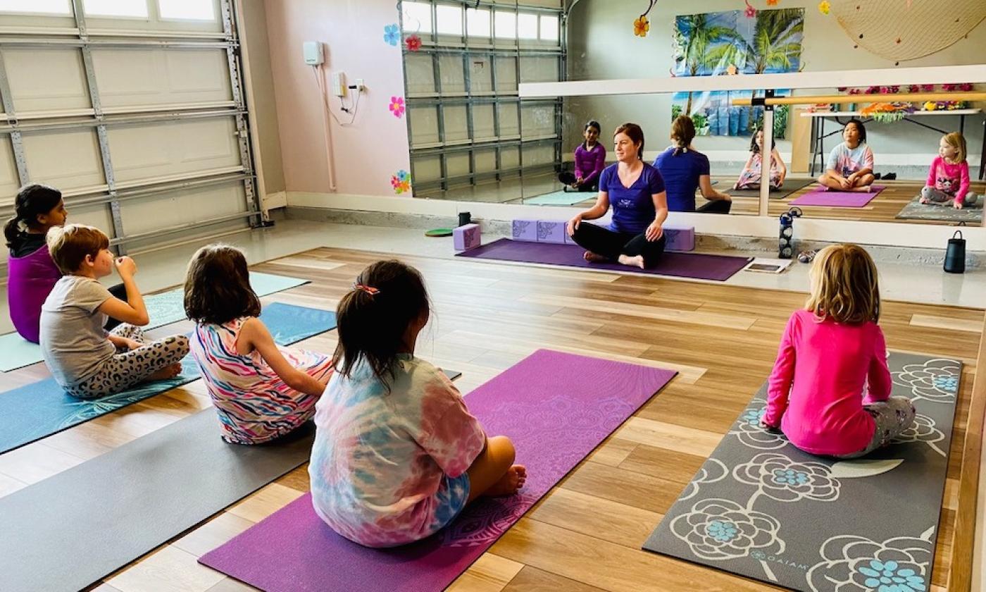 Yoga therapy at Awetism Wonderland in St. Augustine, FL.