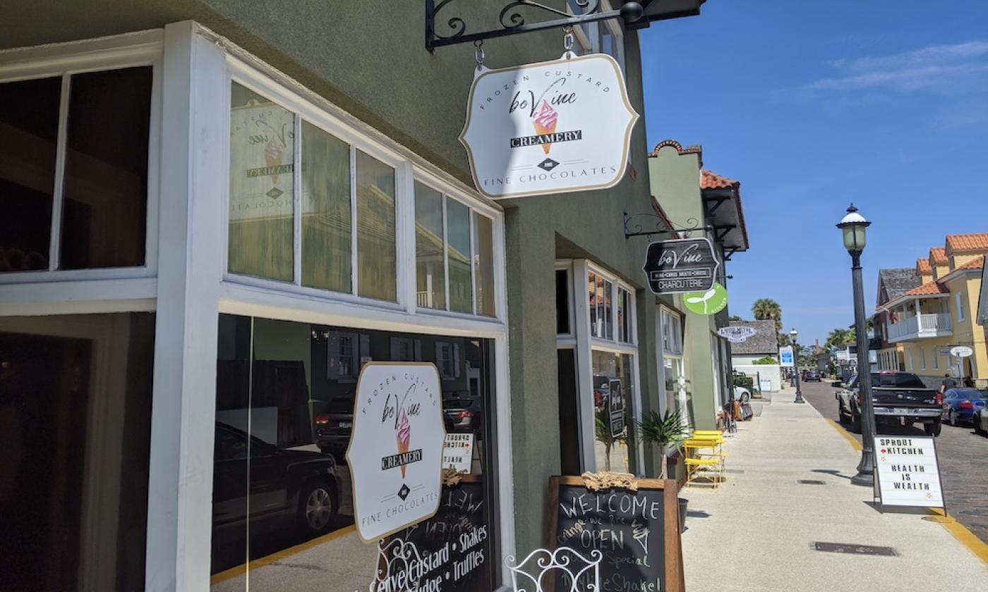 Welcome to boVine in historinc downtown St. Augustine, FL