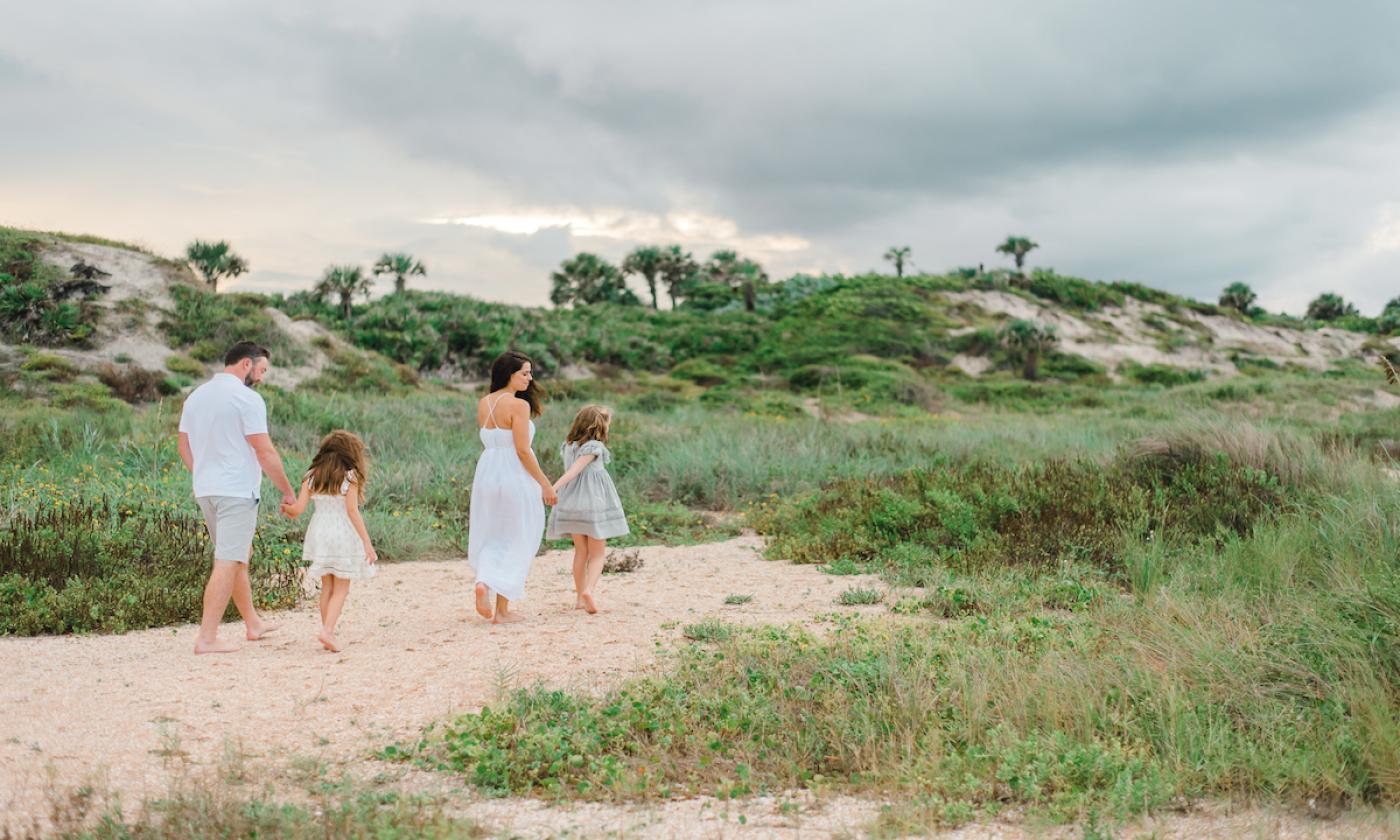 Colleen Lindhurst Photography captures families on St. Augustine's beaches.