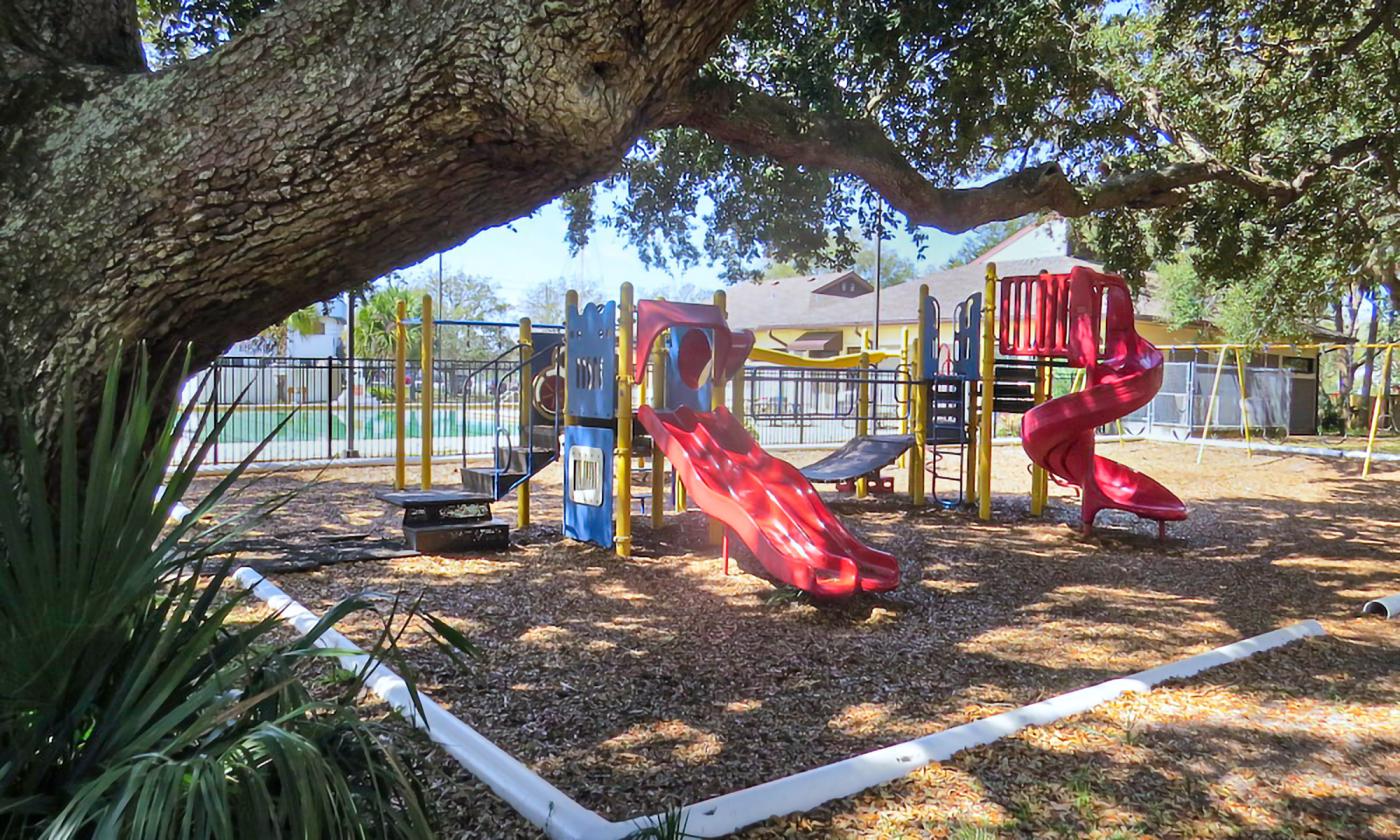 The playground in Eddie Vickers Park in St. Augustine's Lincolnville neighborhood.