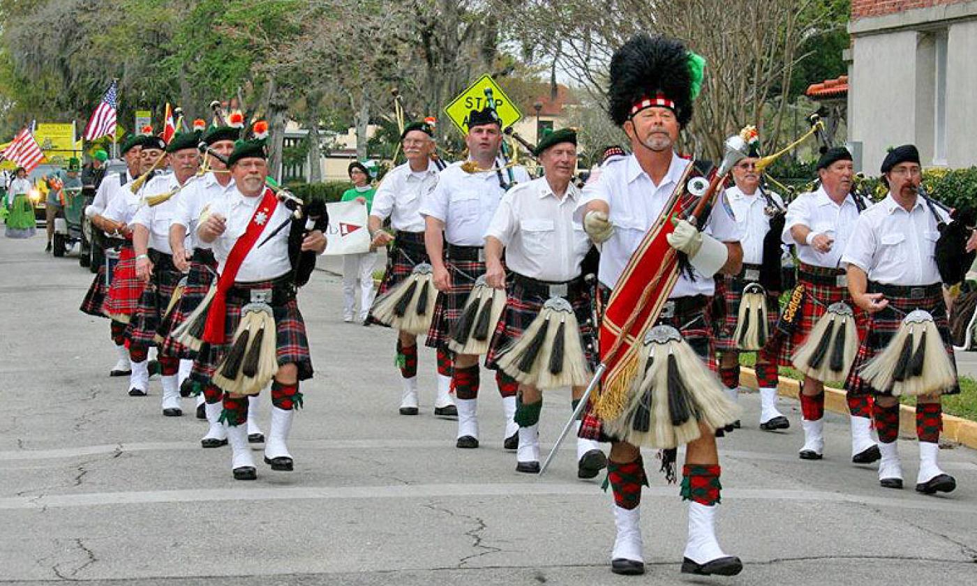 St. Augustine's St. Patrick's Day Parade is part of the Celtic Festival.
