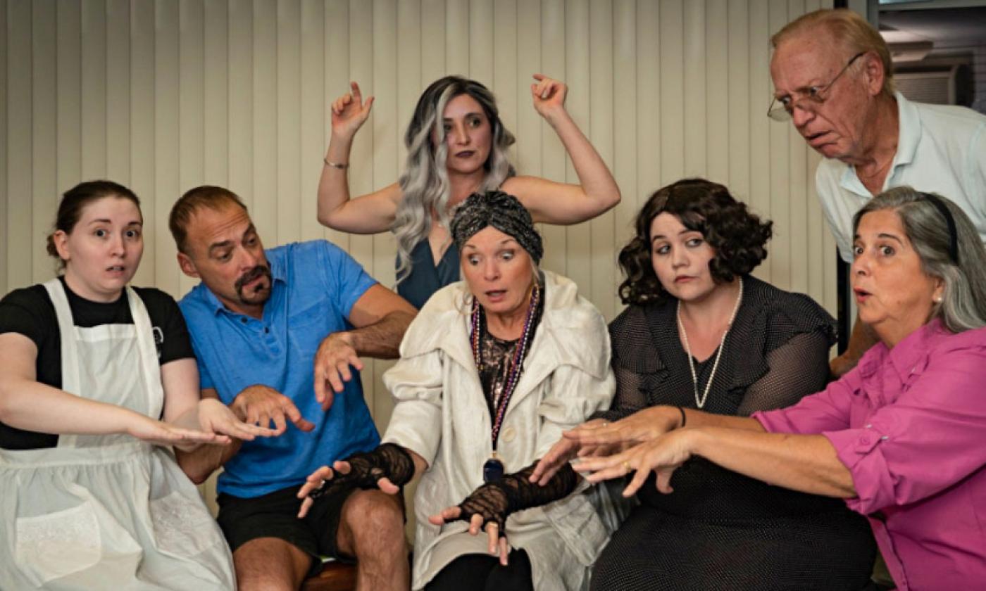 The cast of A Classic Theatre's production of Noel Coward' "Blithe Spirit" in St. Augustine.
