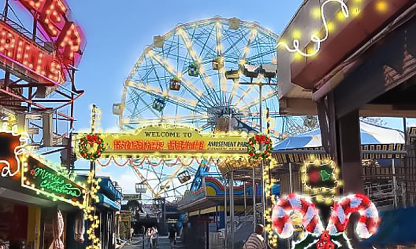 Coney Island Christmas Lights 2025