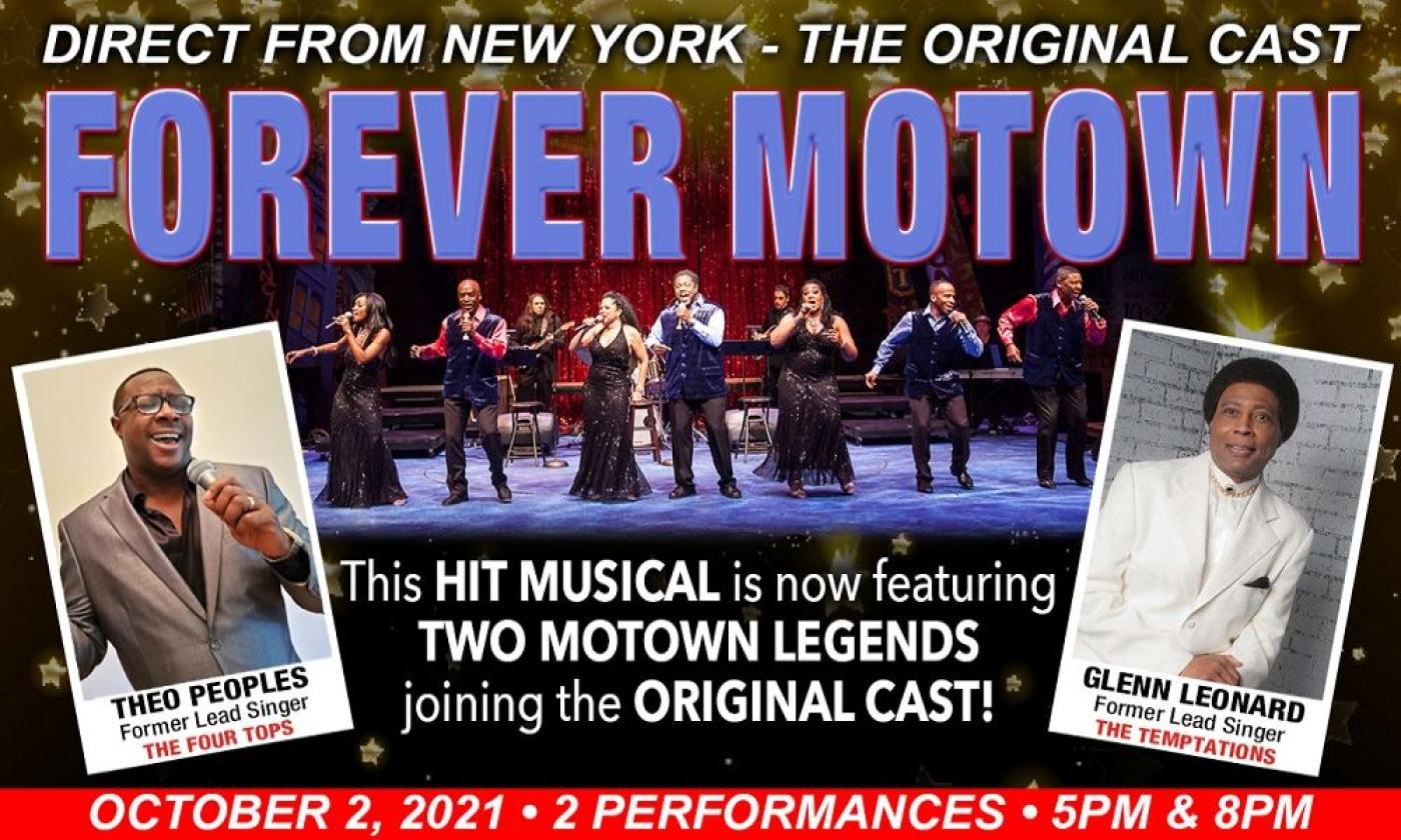 The Ponte Vedra Concert Hall will present two performances of 'Forever Motown' Oct. 2, 2021 