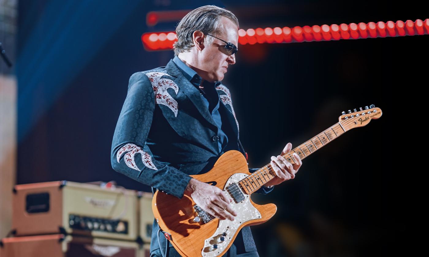 Joe Bonamassa on stage.