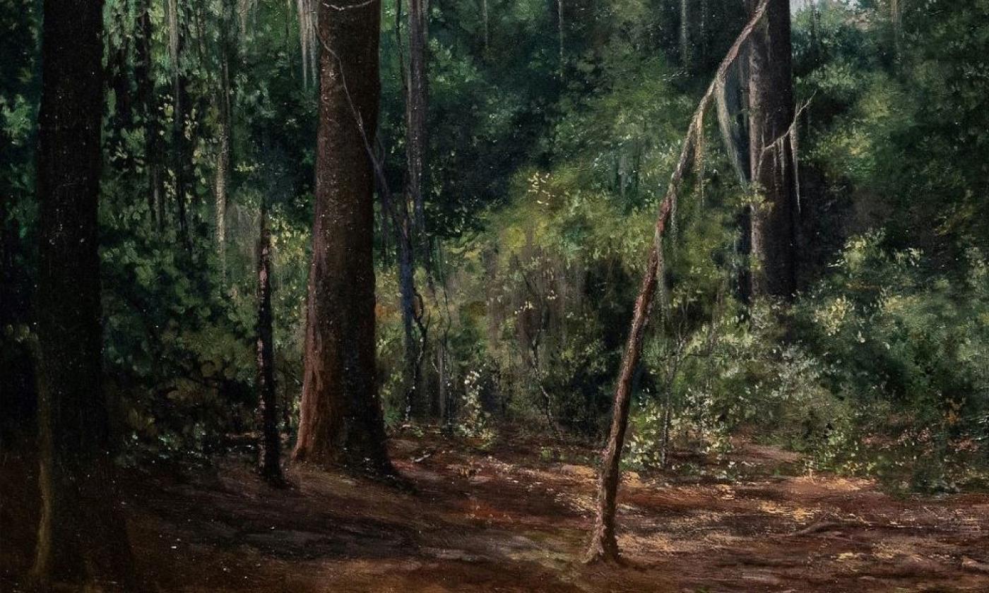 William Francis Snow, Florida Landscape, ca. 1930, oil on canvas. Lightner Museum.