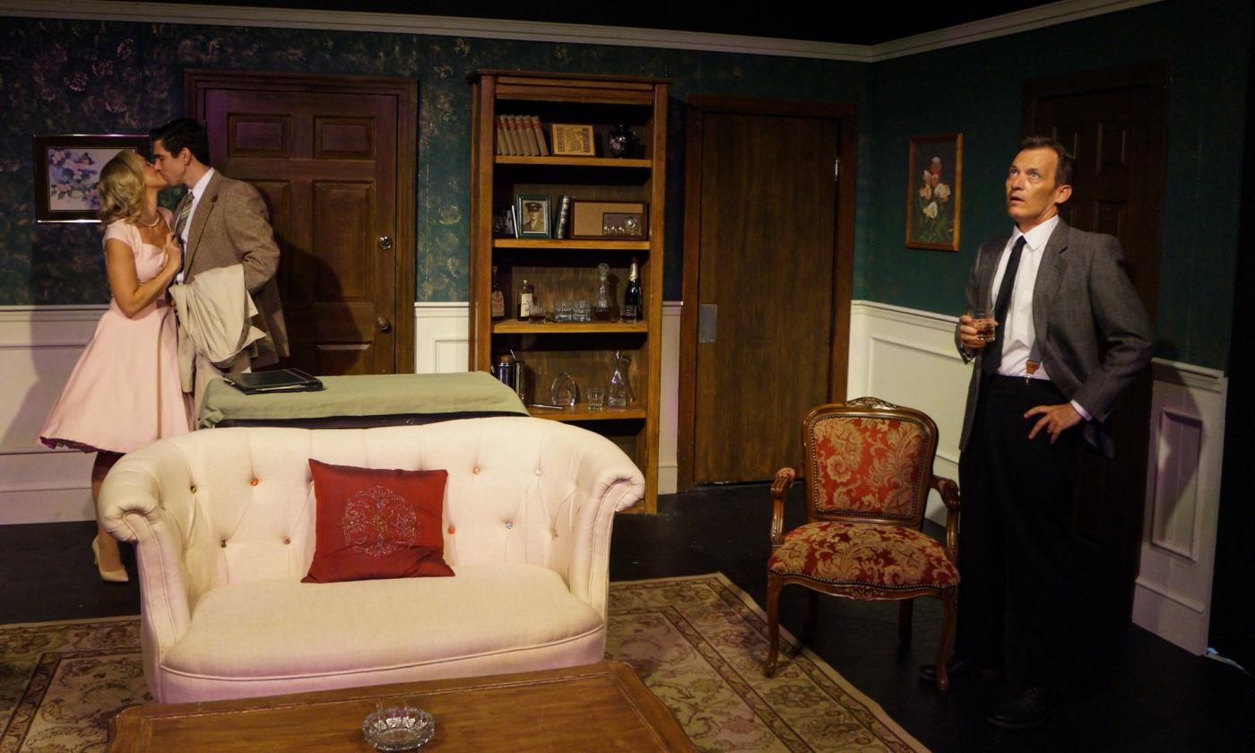 A scene from Limelight Theater's "Dial M for Murder."