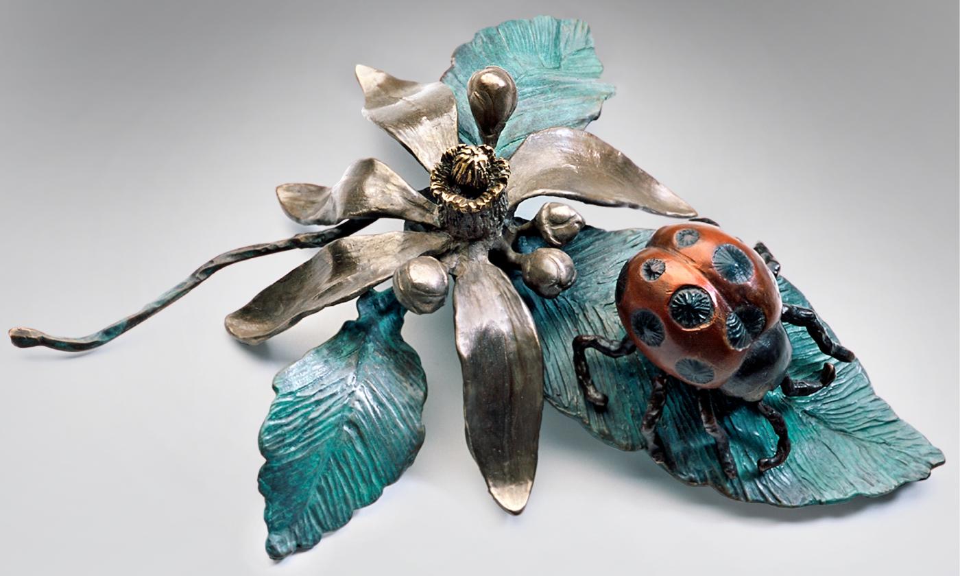 This juried exhibit features art works no larger than 12 inches of varied subject and medium.