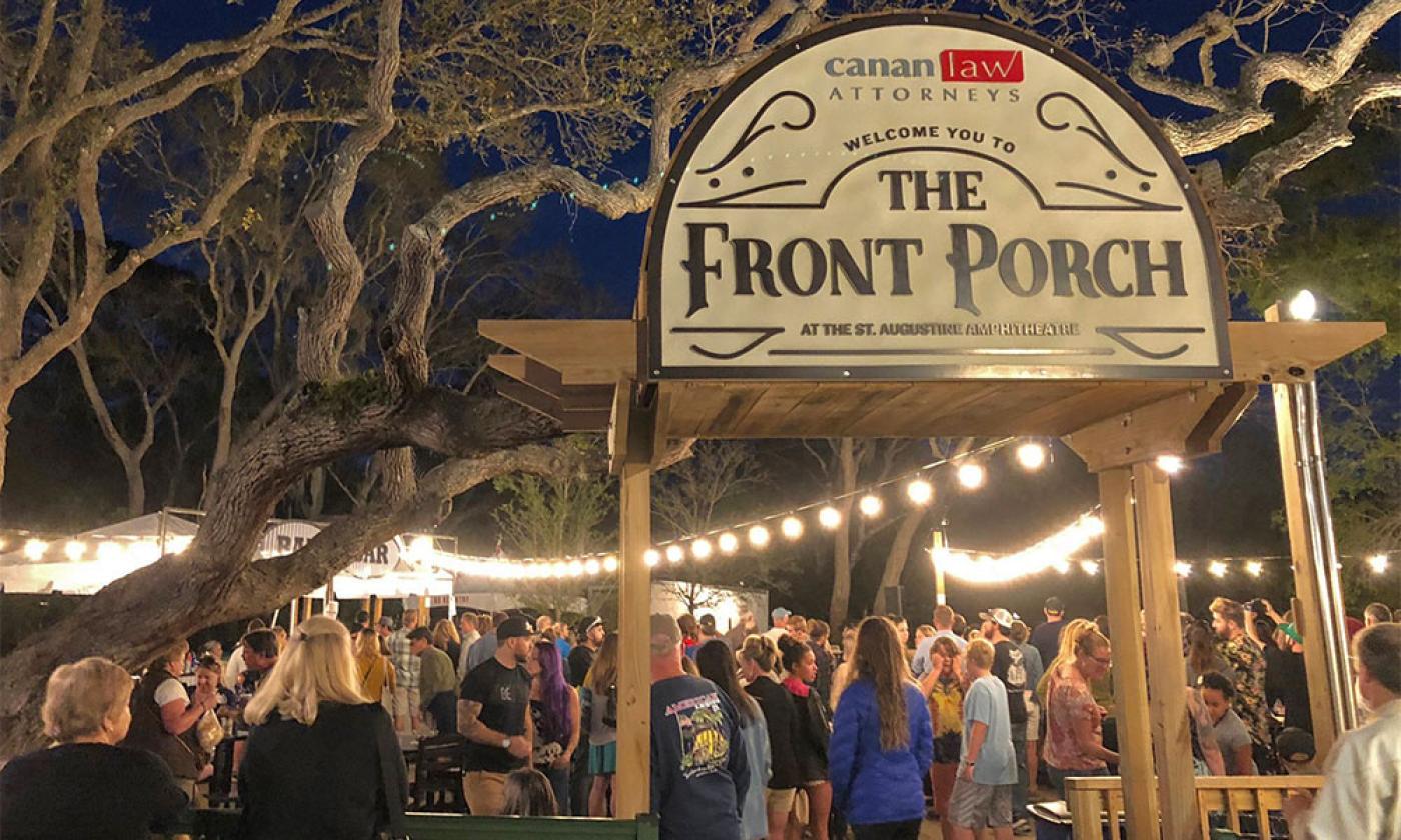 The Front Porch at the St. Augustine Amphitheatre.