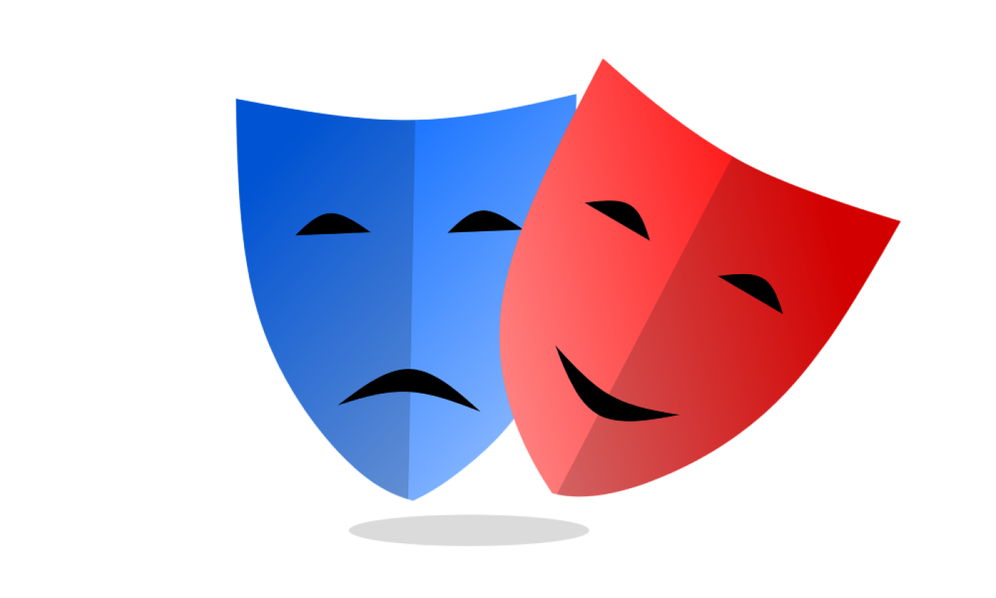 Comedy and Tragedy Theater Masks 