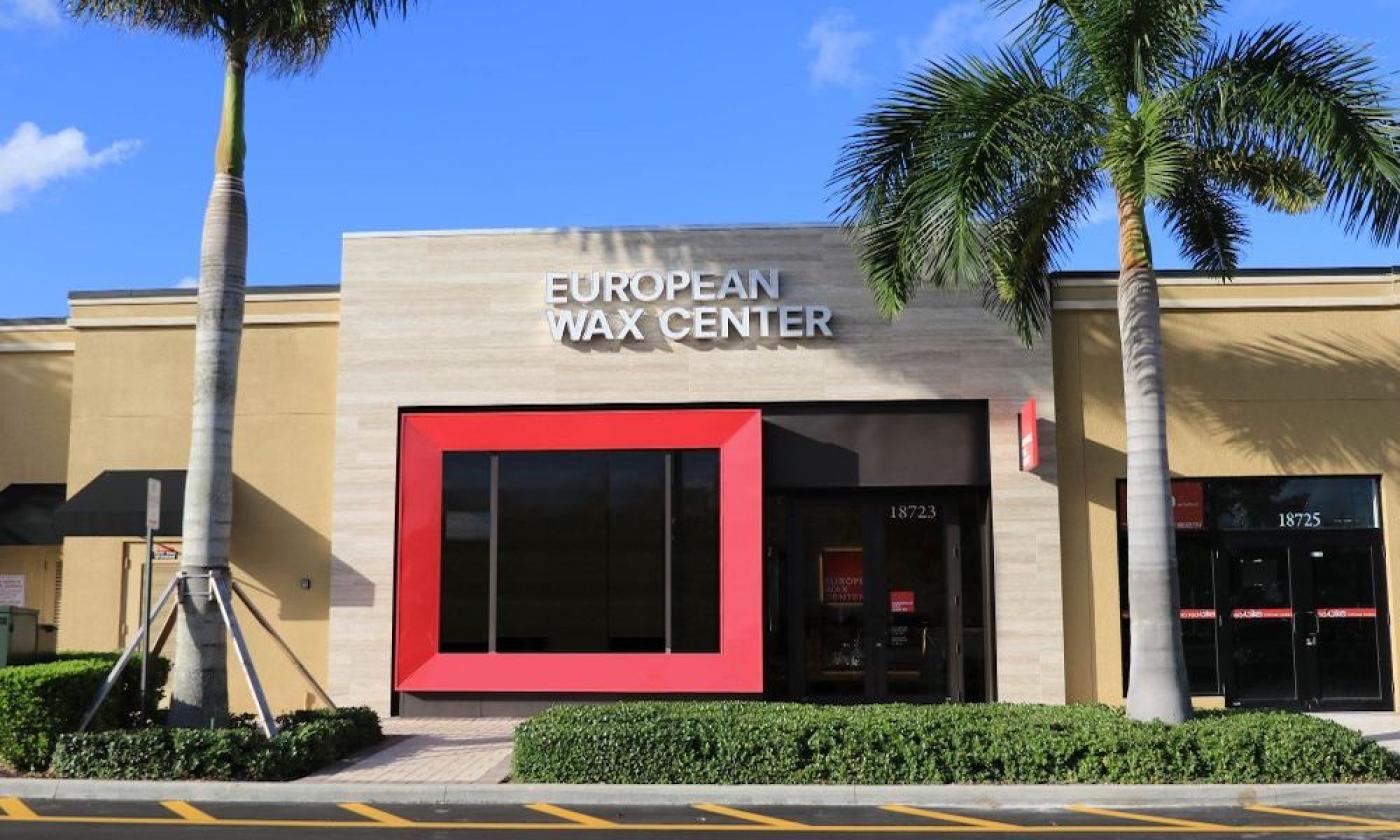 Outside European Wax Center in St. Johns, FL.