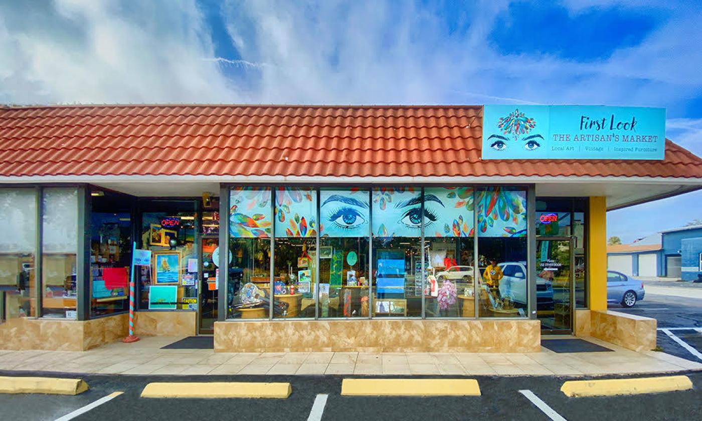 The exterior of First Look, the Artisan's Market on San Marco in St. Augustine.