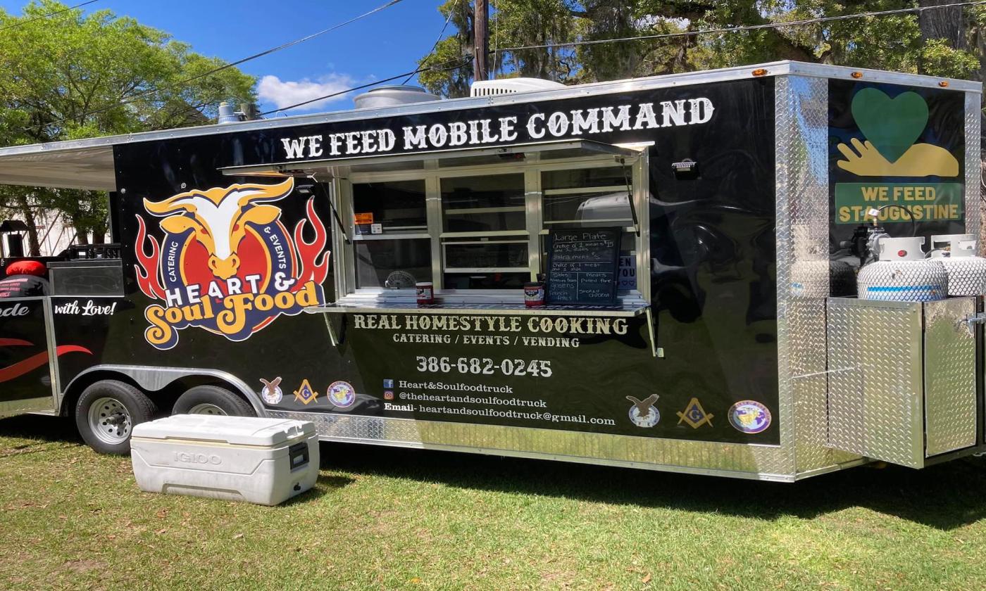 Heart & SoulFood Truck ready to serve in St. Augustine.