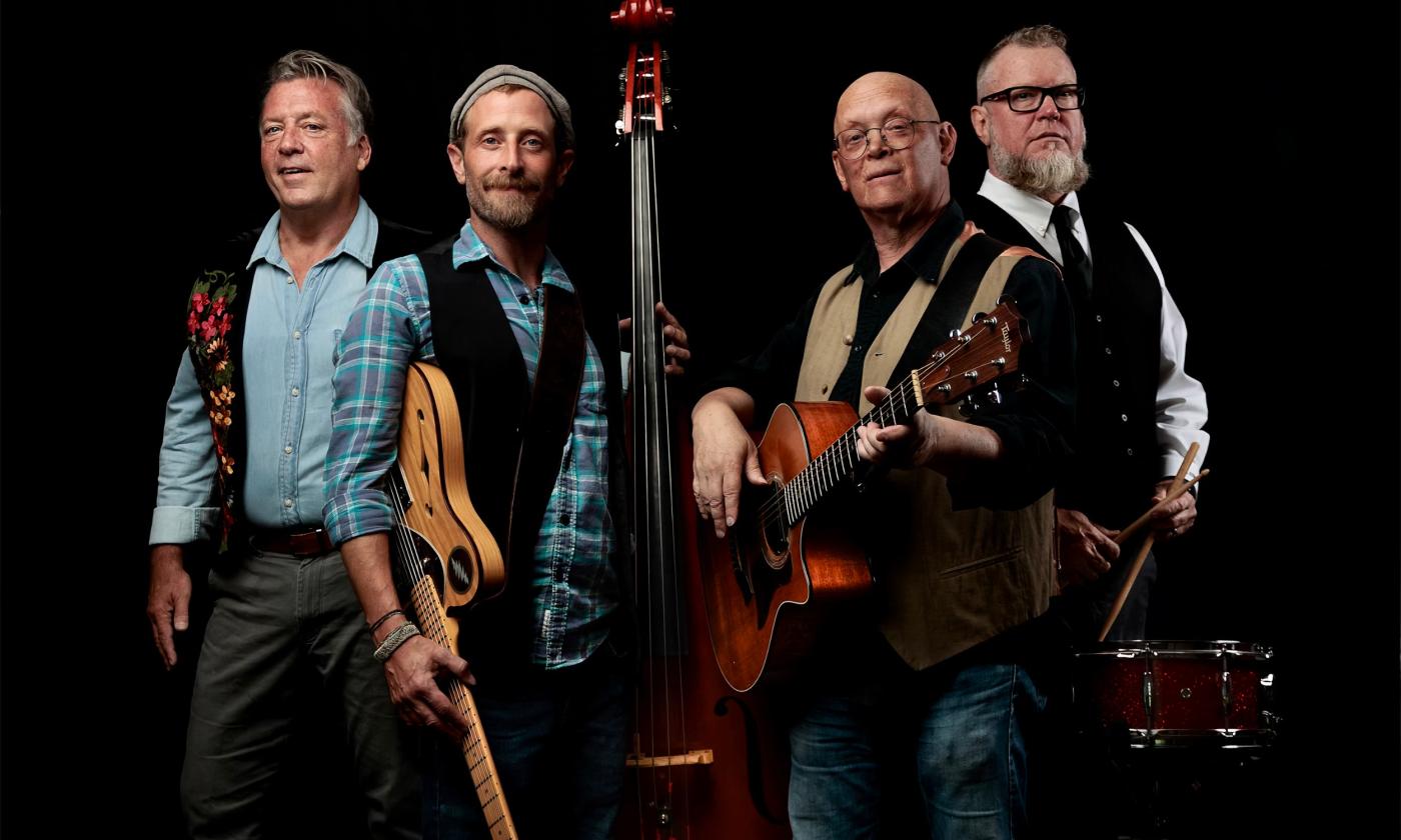 John Dicki and Collapsible Bee perform on Sing Out Loud's Gamble Rogers Stage.