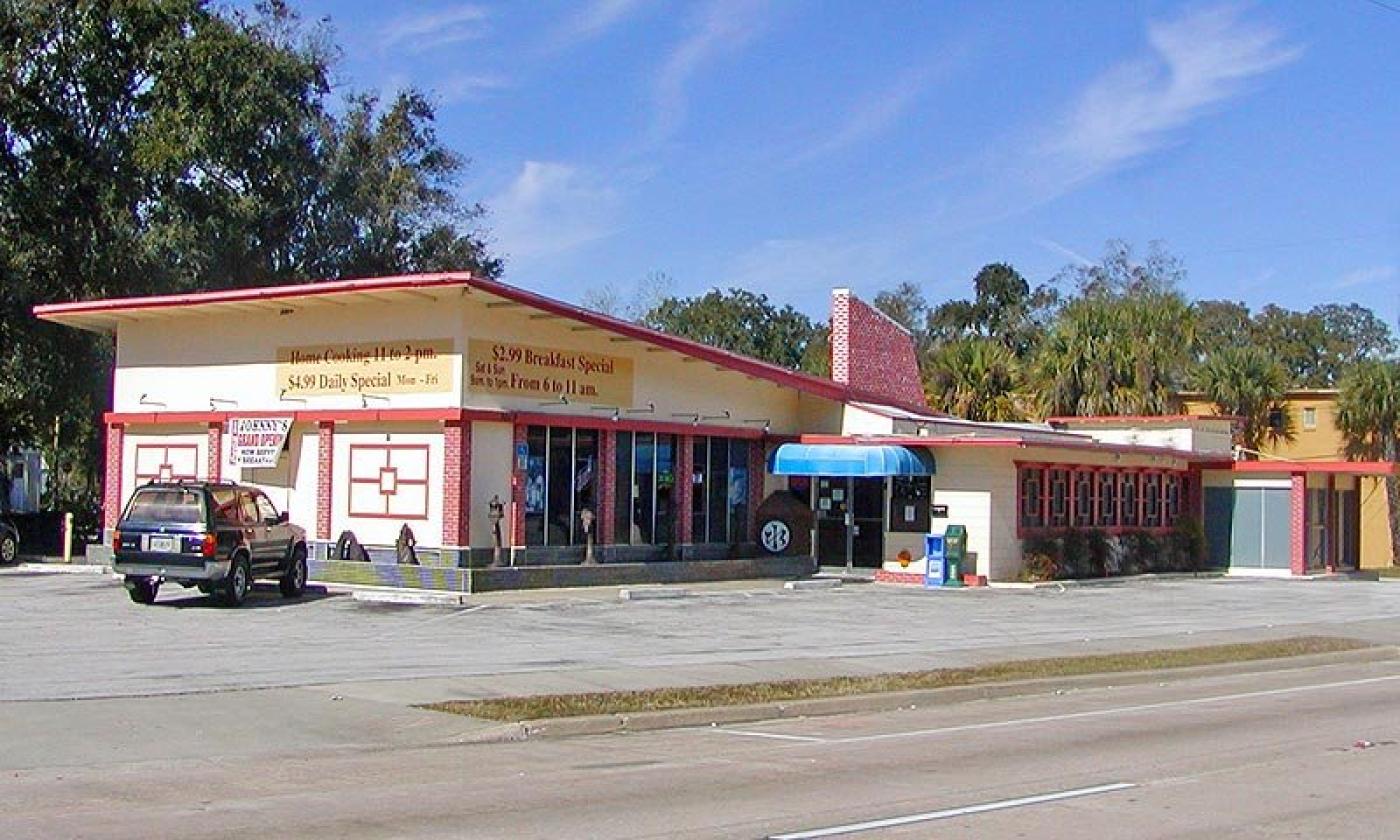 Johnny's restaurant building just north of historic downtown St. Augustine, Florida