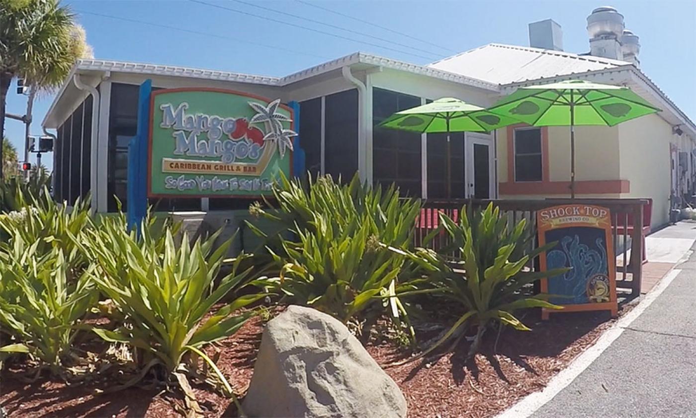 Mango Mango's on A1A and A Street on Anastasia Island in St. Augustine.