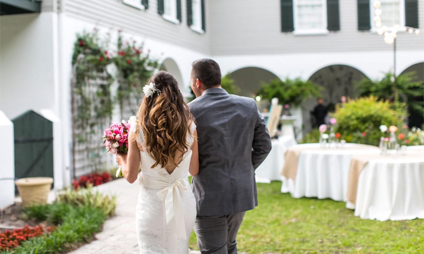 St. Augustine's historic Peña-Peck House offers an elegant wedding venue.