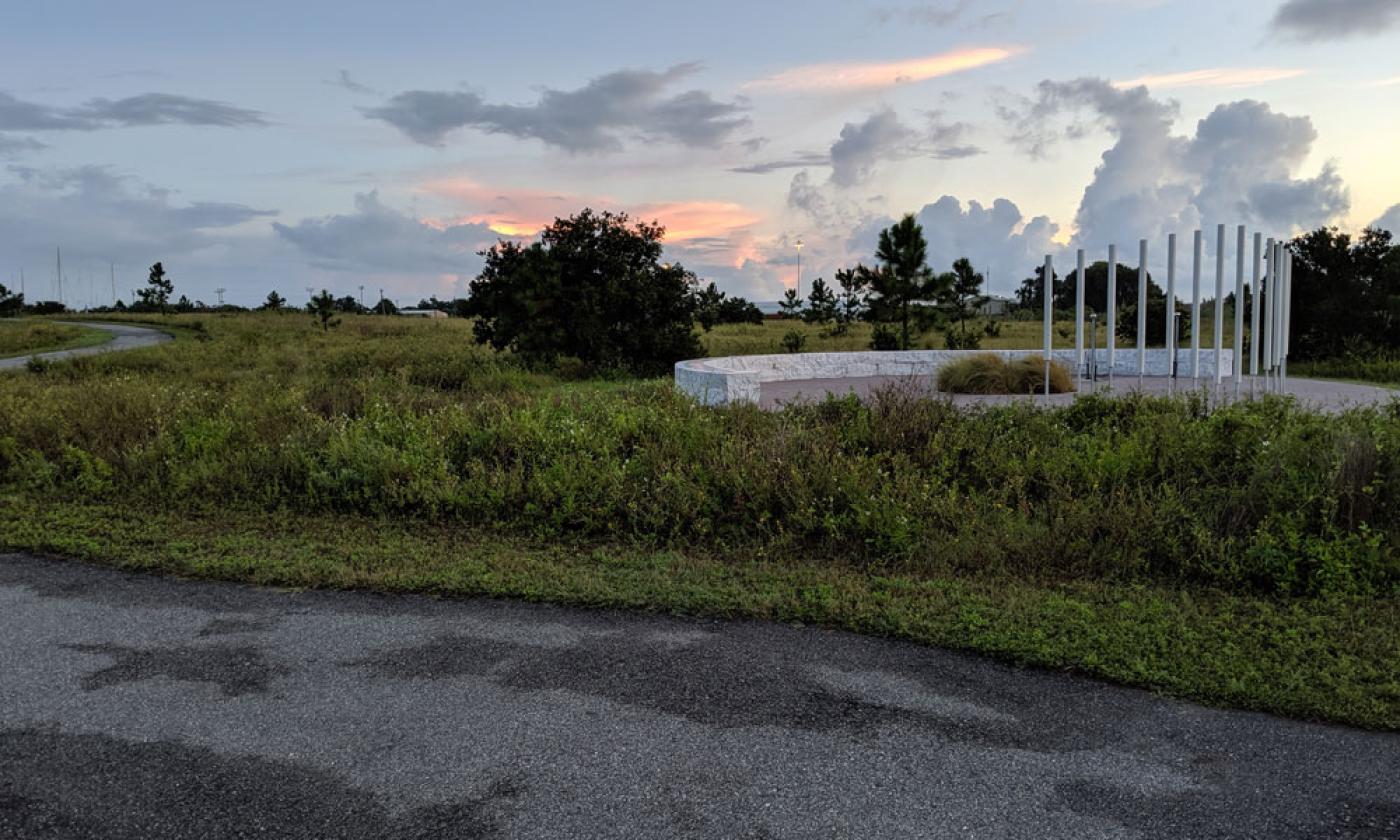 The Dr. Robert B. Hayling Freedom Park shortly after sunrise in St. Augustine.