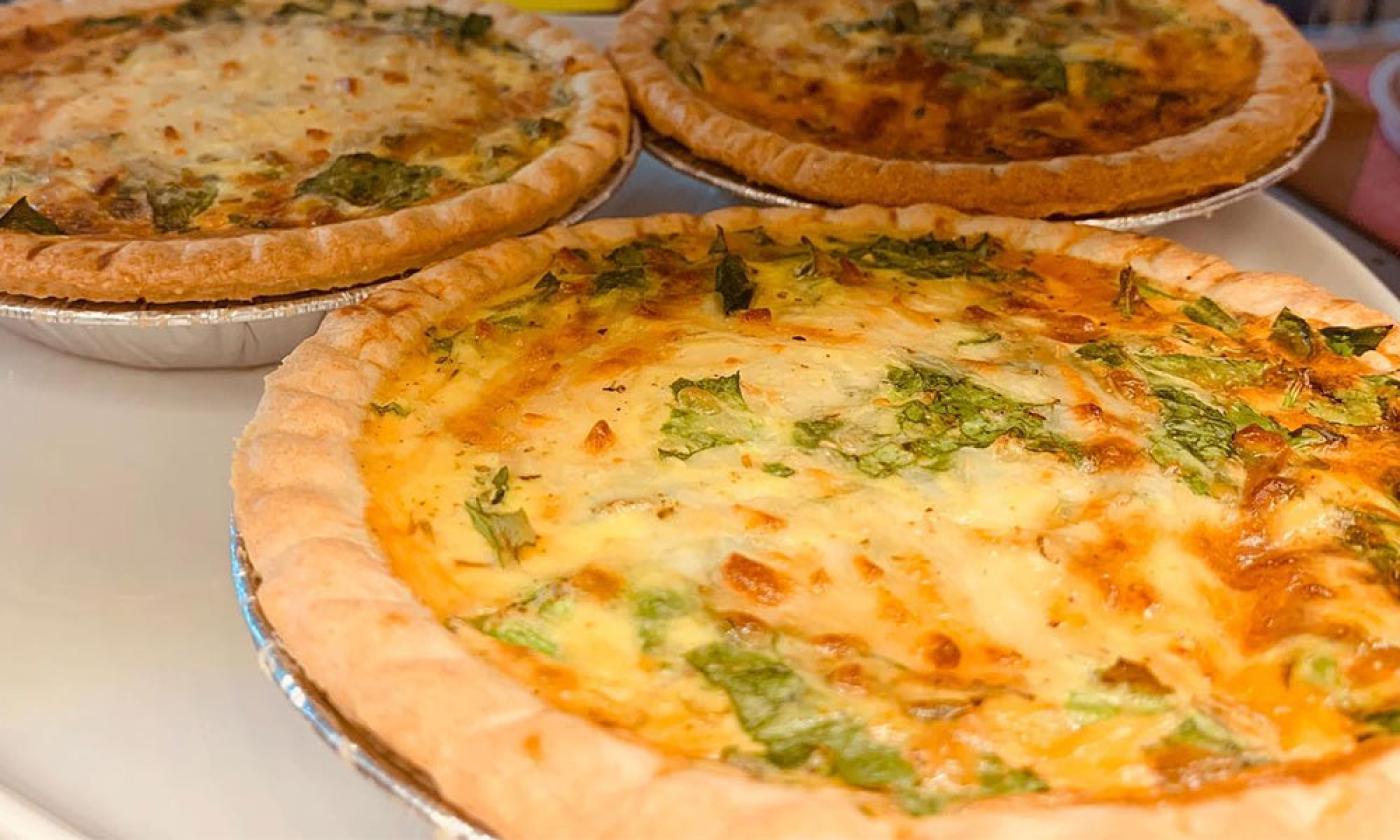 Quiche at Luna Cafe in St. Augustine.