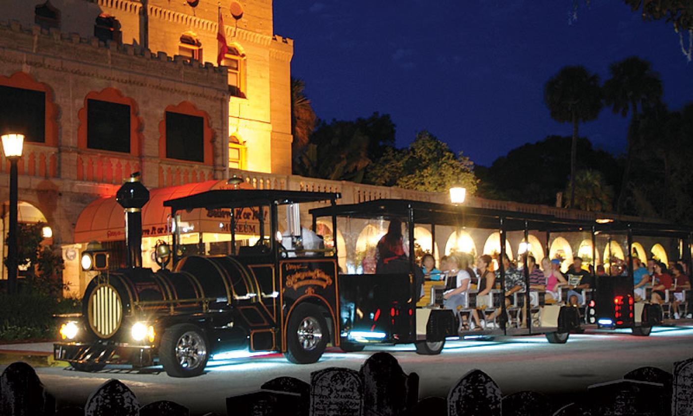 All aboard Ripley's Ghost Train Adventure in St. Augustine, Fl.