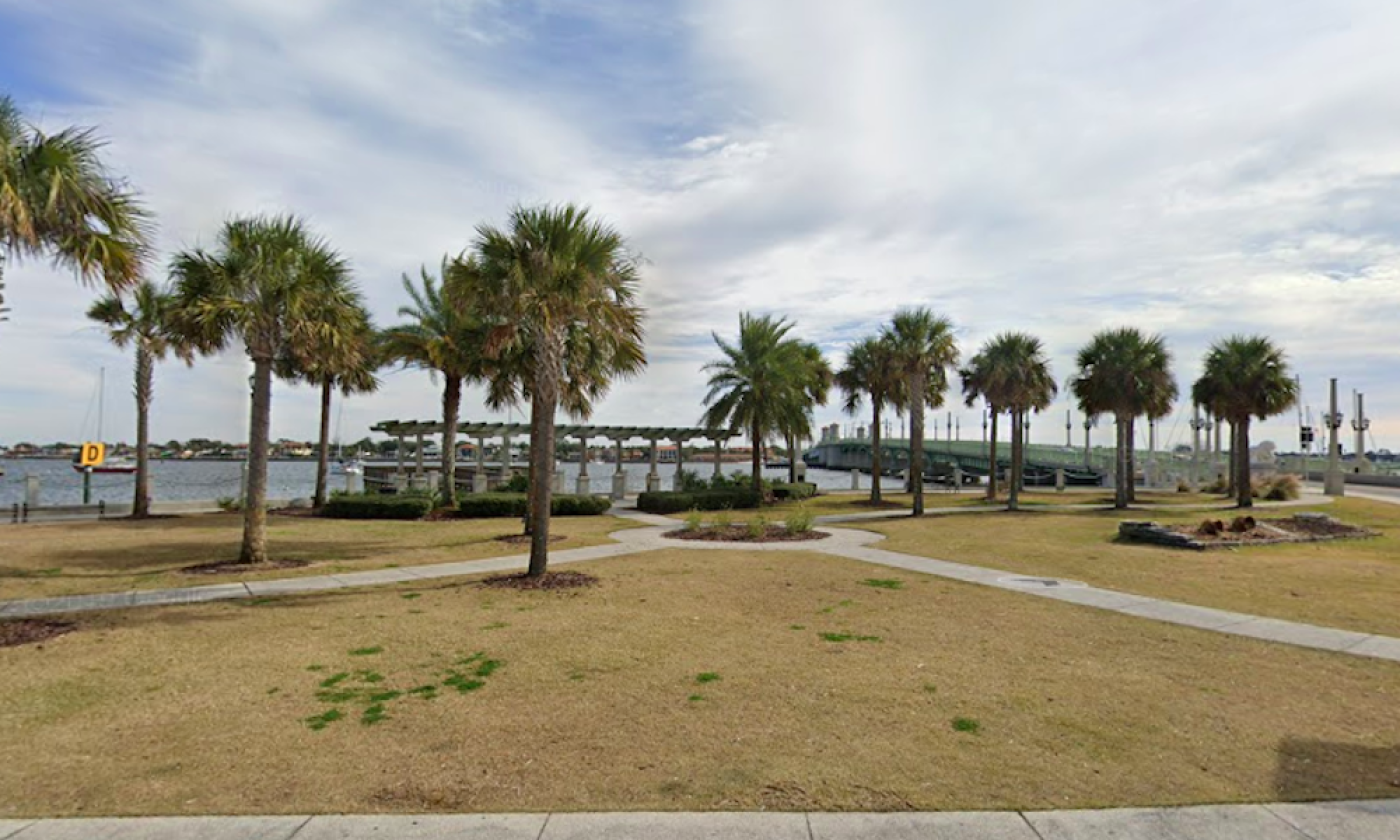 Rose of Sharon Pier in downtown St. Augustine, Florida