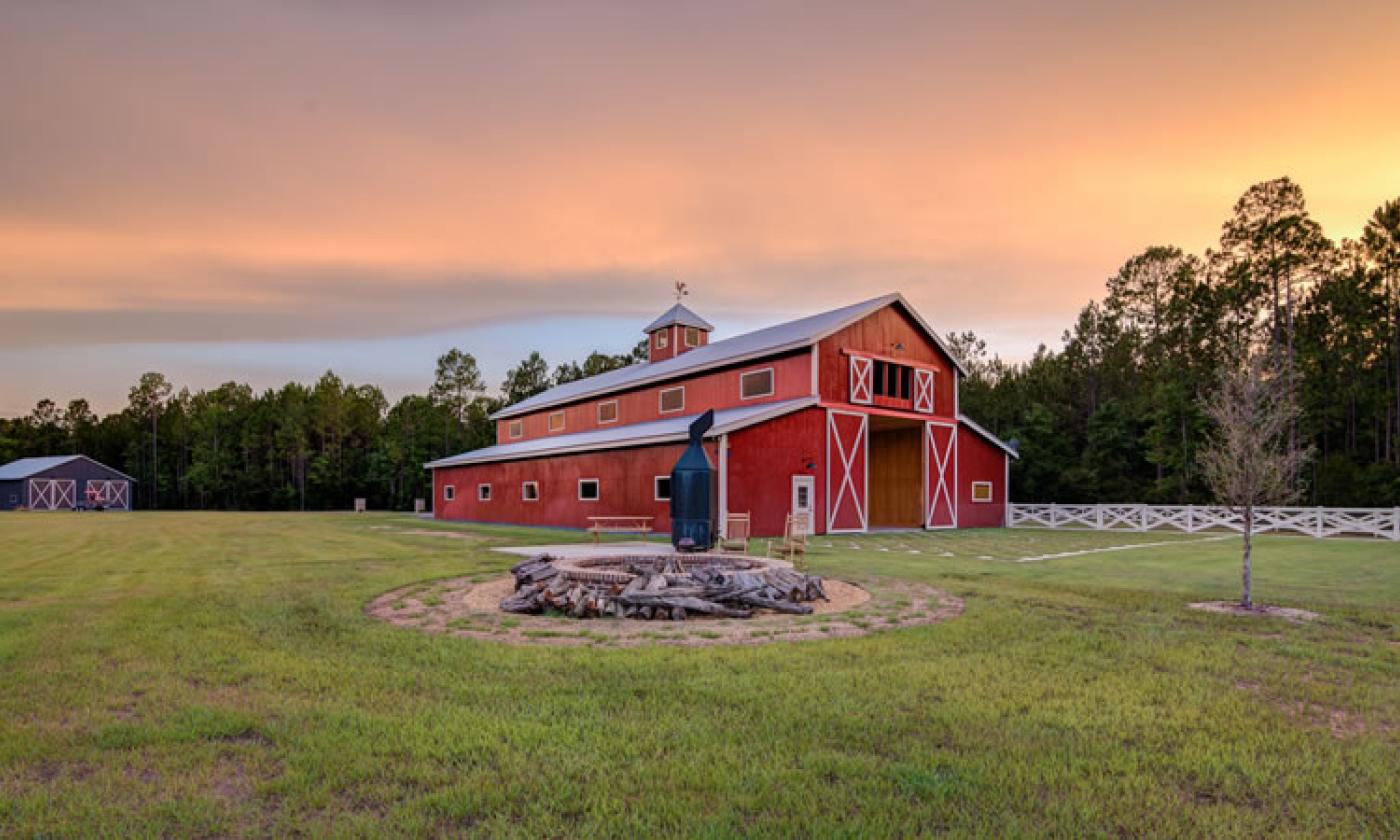 St. Augustine's Tringali Barn hosts rustic weddings and special events. 
