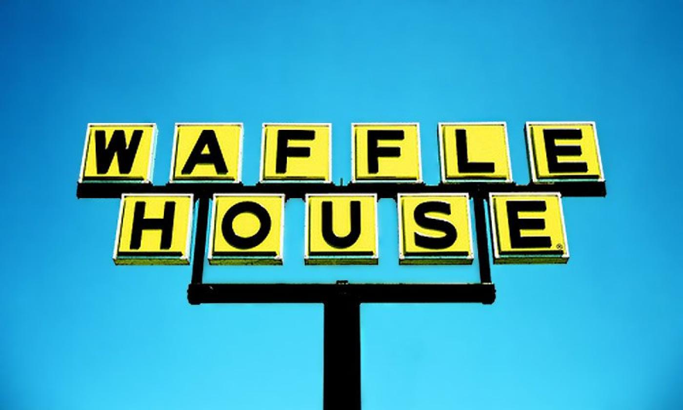The Waffle House sign