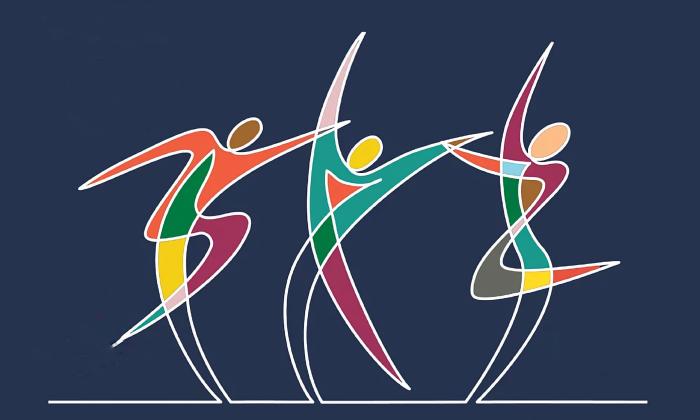 St. Augustine Ballet Company International Dance Festival Flyer with abstract dancing figures