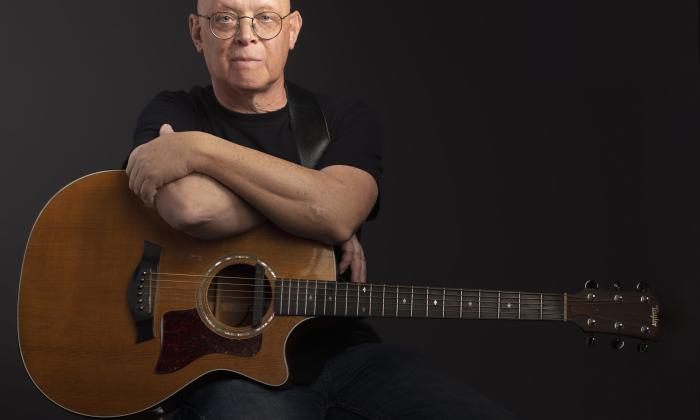 John Dickie and guitar in St. Augustine