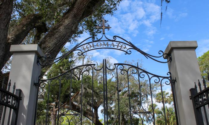Historical tours and ghost tours alike stop at the gates of the Tolomato Cemetery in St Augustine, FL