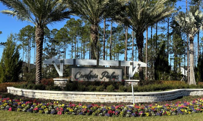 The Cordova Palms entrance sign