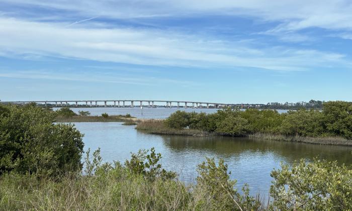 A view of the 312 Bridge