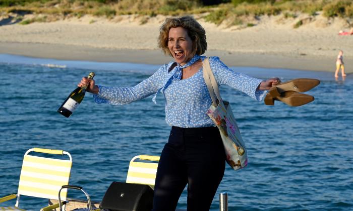 The character, Gina, from "How to Please a Woman"