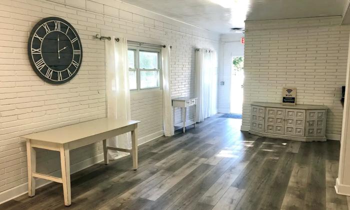 Decoration at St. Augustine South Improvement Association's clubhouse