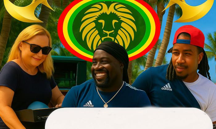 Reggae band Chillakaya standing together