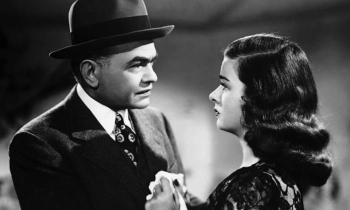 A shot from the film, "Scarlet Street"