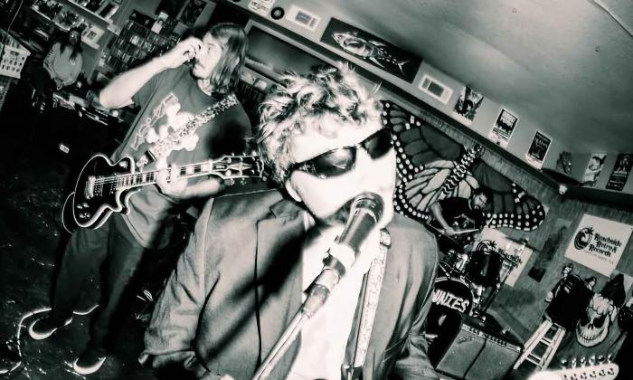 A black and white photo by Elise Norman Photography, showing some of the Dunies in the studio