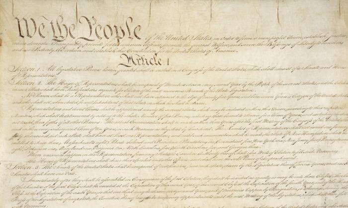 A section of the U.S. Constitution