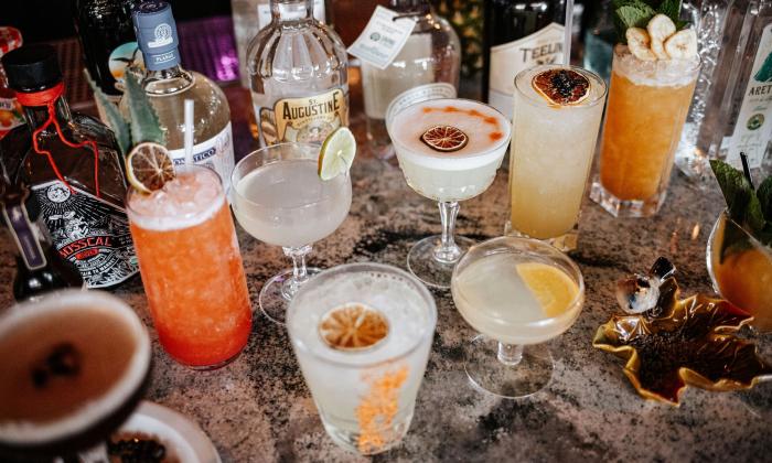 Various drinks served at Odd Birds